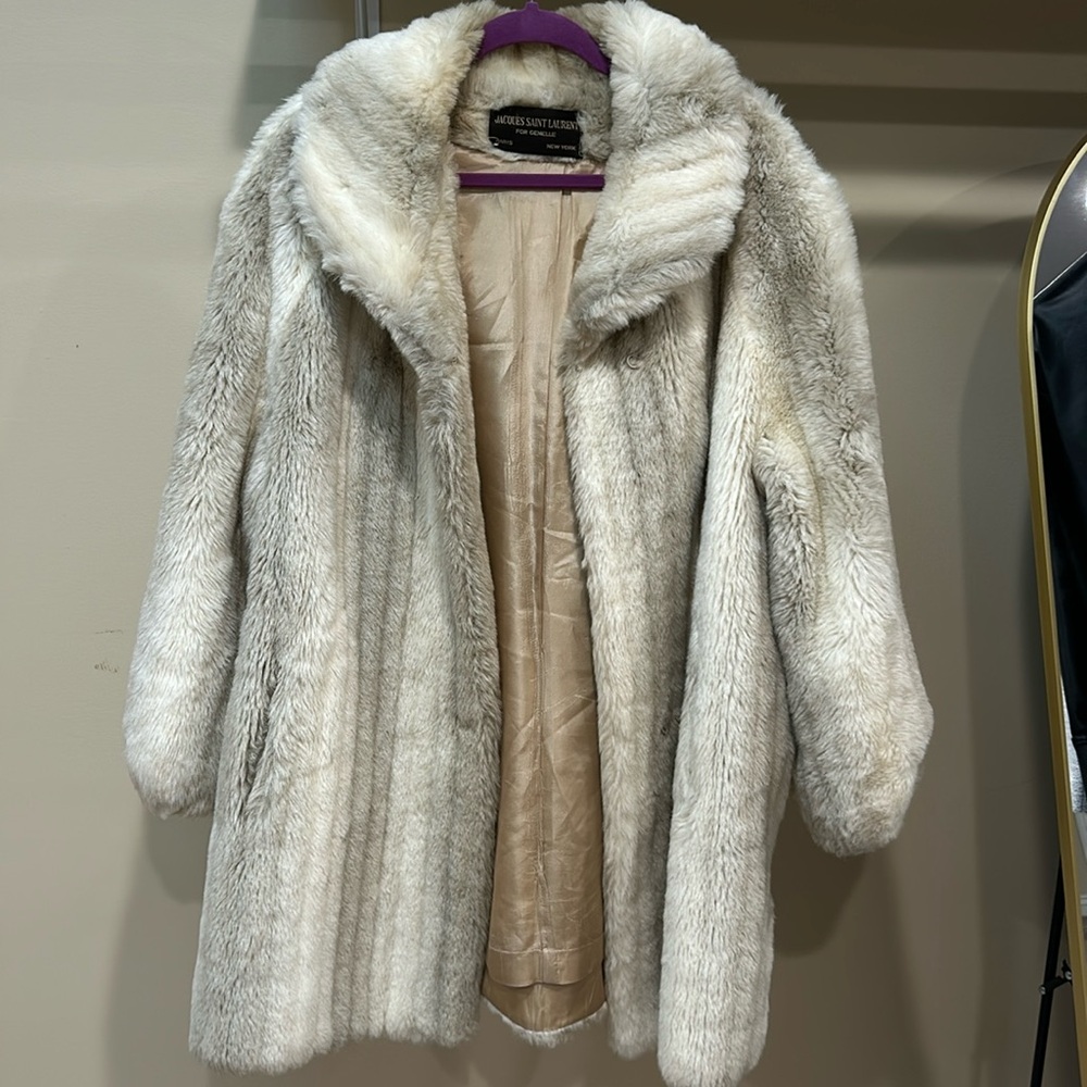 Jacques Saint Laurent Fur Coat
